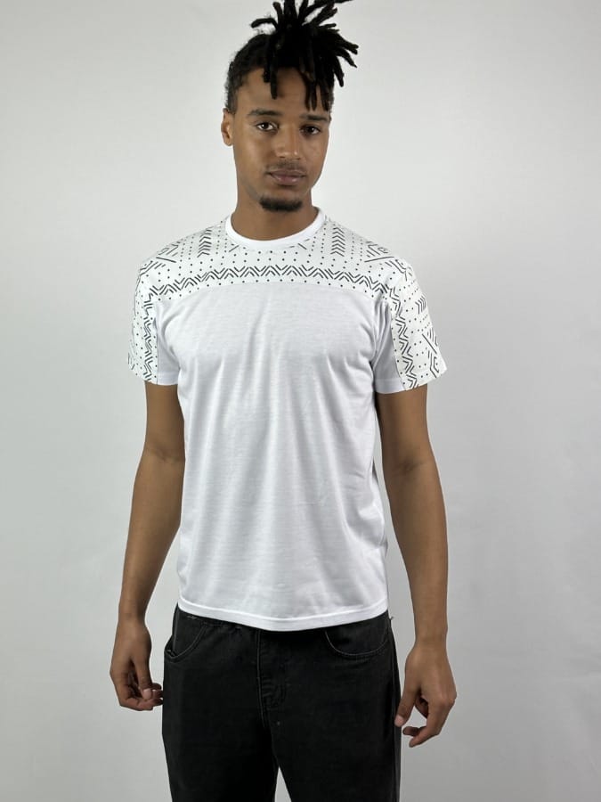 Mode africaine homme 2025 t-shirt en wax - Afrhika store mode africaine à toulouse