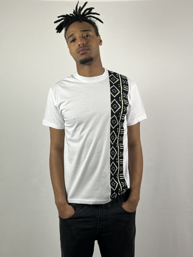 Mode africaine homme 2025 t-shirt en wax - Afrhika store mode africaine à toulouse