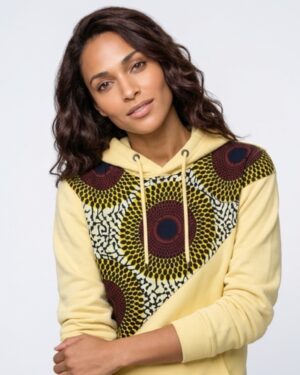 Mode africaine homme femme 2026 sweat à capuche hoodie en wax - Afrhika store boutique à toulouse