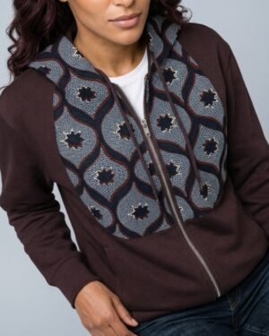 Mode africaine homme femme 2026 sweat à capuche hoodie en wax - Afrhika store boutique à toulouse