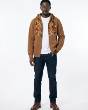 Mode africaine homme femme 2026 sweat à capuche hoodie en wax - Afrhika store boutique à toulouse
