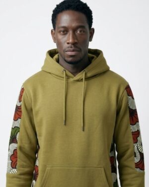 Mode africaine homme femme 2026 sweat à capuche hoodie en wax - Afrhika store boutique à toulouse
