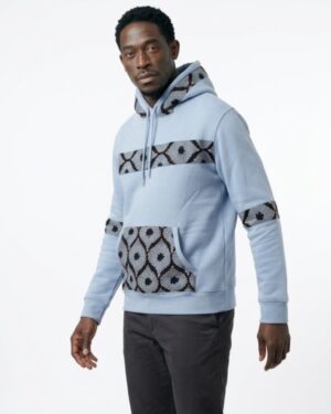 Mode africaine homme femme 2026 sweat à capuche hoodie en wax - Afrhika store boutique à toulouse