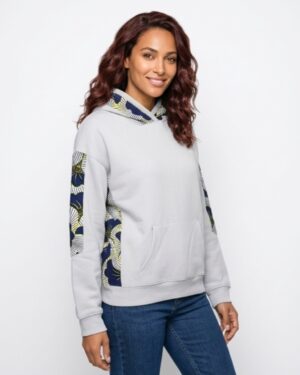 Mode africaine homme femme 2026 sweat à capuche hoodie en wax - Afrhika store boutique à toulouse