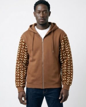 Mode africaine homme femme 2026 sweat à capuche hoodie en wax - Afrhika store boutique à toulouse