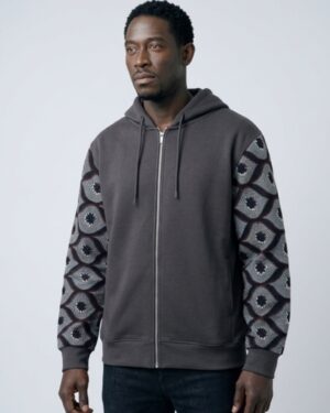 Mode africaine homme femme 2026 sweat à capuche hoodie en wax - Afrhika store boutique à toulouse