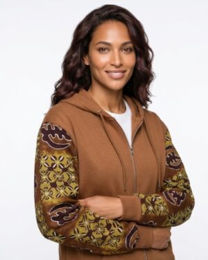 Mode africaine homme femme 2026 sweat à capuche hoodie en wax - Afrhika store boutique à toulouse