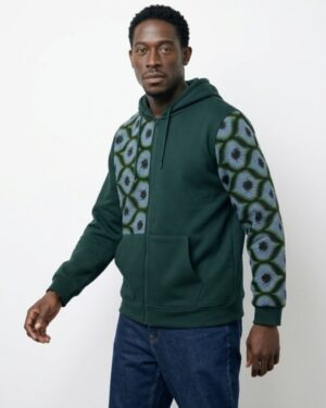 Mode africaine homme femme 2026 sweat à capuche hoodie en wax - Afrhika store boutique à toulouse