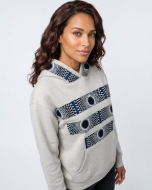 Mode africaine homme femme 2026 sweat à capuche hoodie en wax - Afrhika store boutique à toulouse