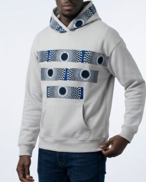 Mode africaine homme femme 2026 sweat à capuche hoodie en wax - Afrhika store boutique à toulouse