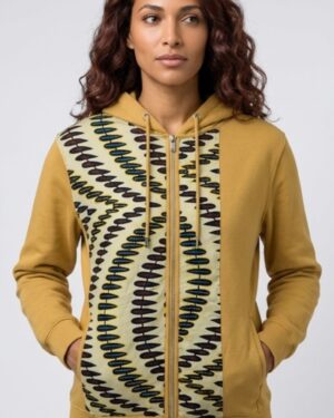 Mode africaine homme femme 2026 sweat à capuche hoodie en wax - Afrhika store boutique à toulouse
