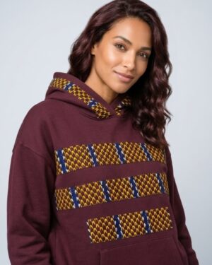 Mode africaine homme femme 2026 sweat à capuche hoodie en wax - Afrhika store boutique à toulouse