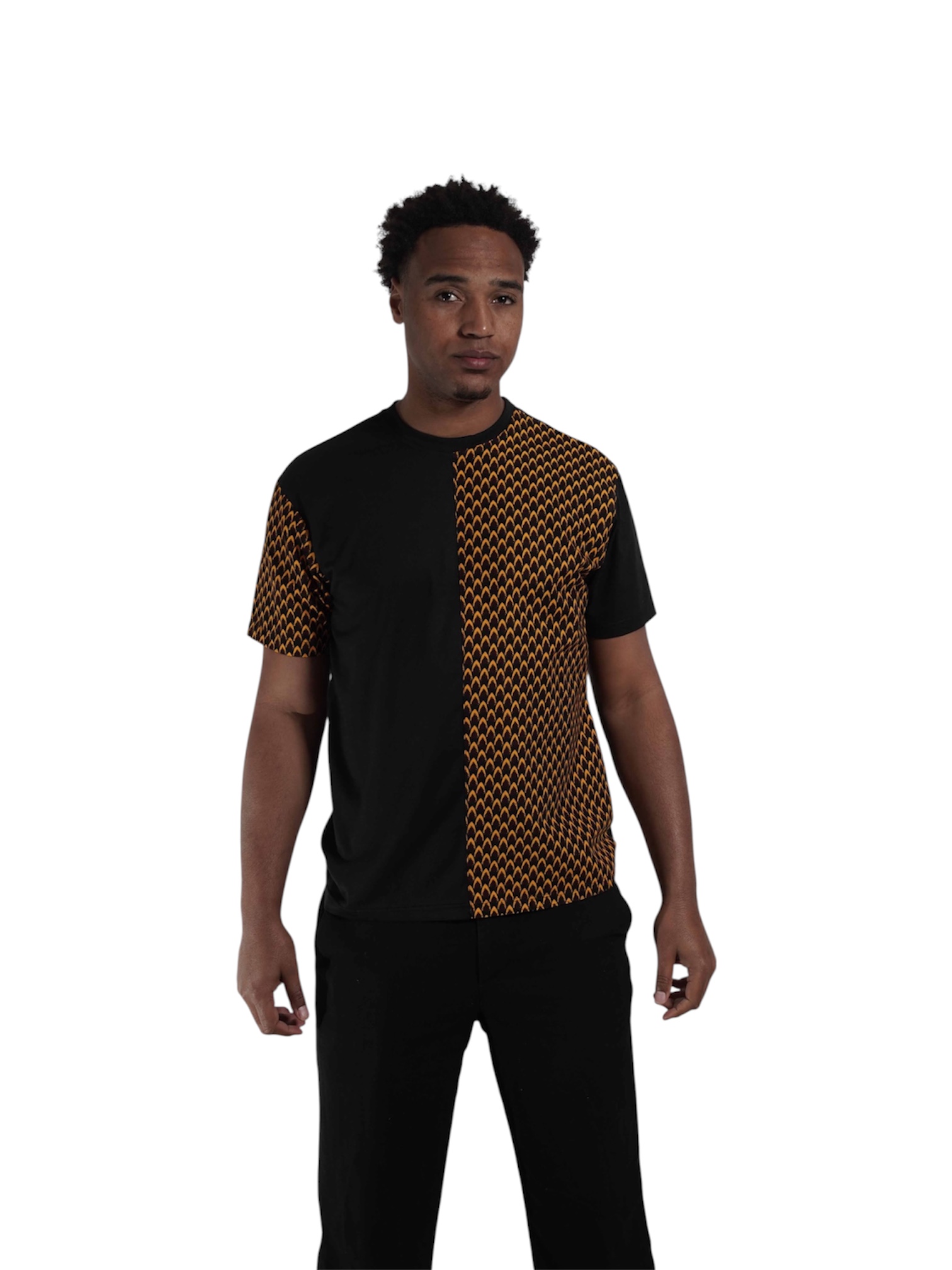 Mode africaine homme 2026 t-shirt en wax - Afrhika store mode africaine à toulouse