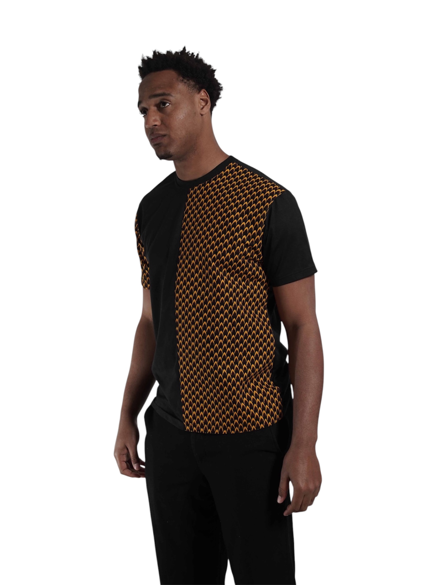 Mode africaine homme 2026 t-shirt en wax - Afrhika store mode africaine à toulouse